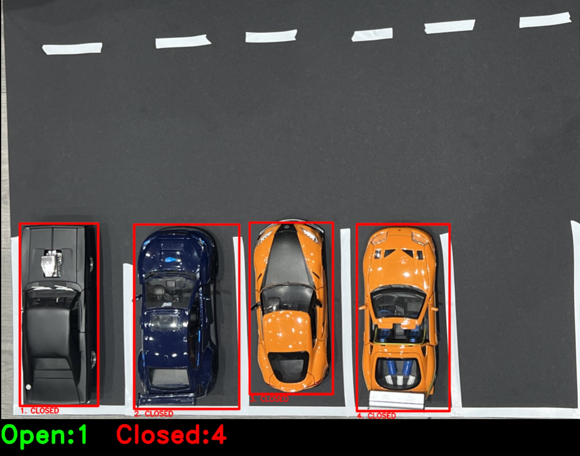 Parking stall detector